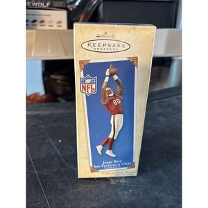 Jerry Rice Hallmark Keepsake Ornament San Francisco 49ers Football Legends 2003